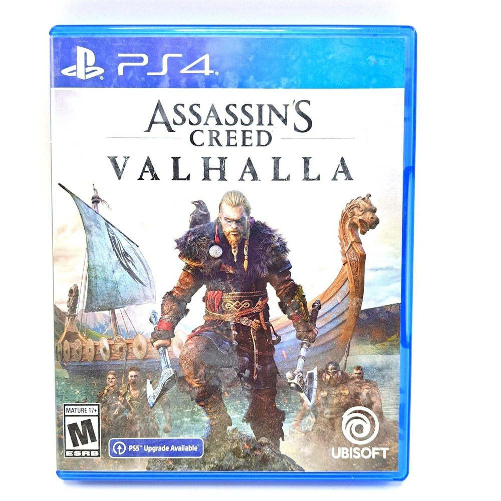 Assassins Creed Valhalla PlayStation 4 PS4 Action Adventure Game‎ Disc Complete
